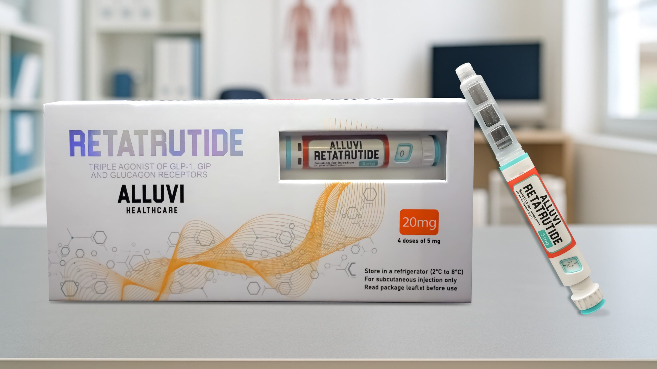 Alluvi Healthcare UK Team – Company Info Retatrutide 20mg (R&D Only)